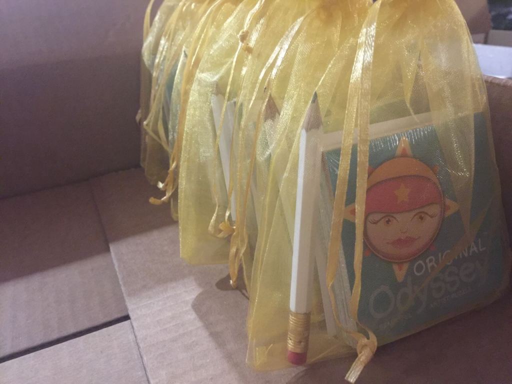 Photo of cards in box.